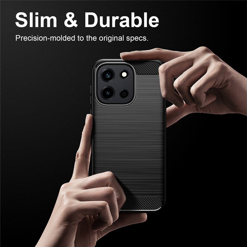Techsuit Carbon Silicone - θήκη για Oneplus Nord 6 - Μπλε 3