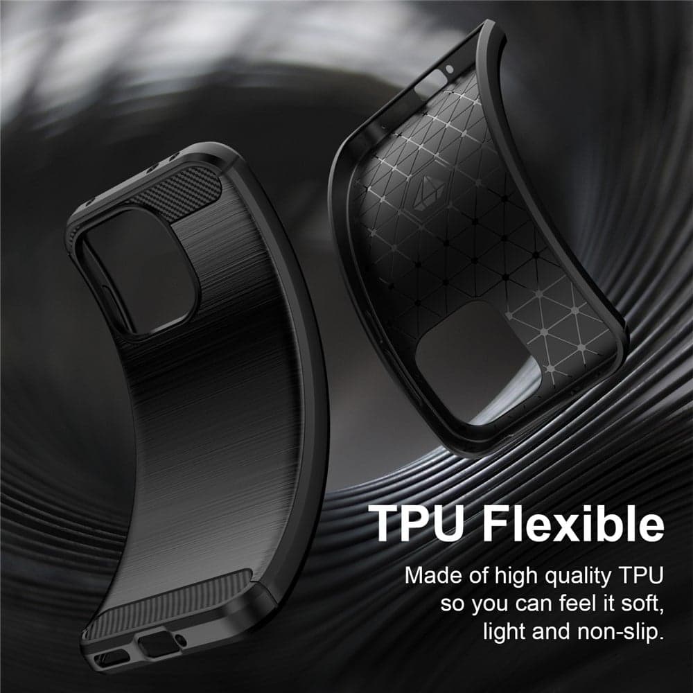 Techsuit Carbon Silicone - θήκη για Oneplus Nord 6 - Μπλε 4