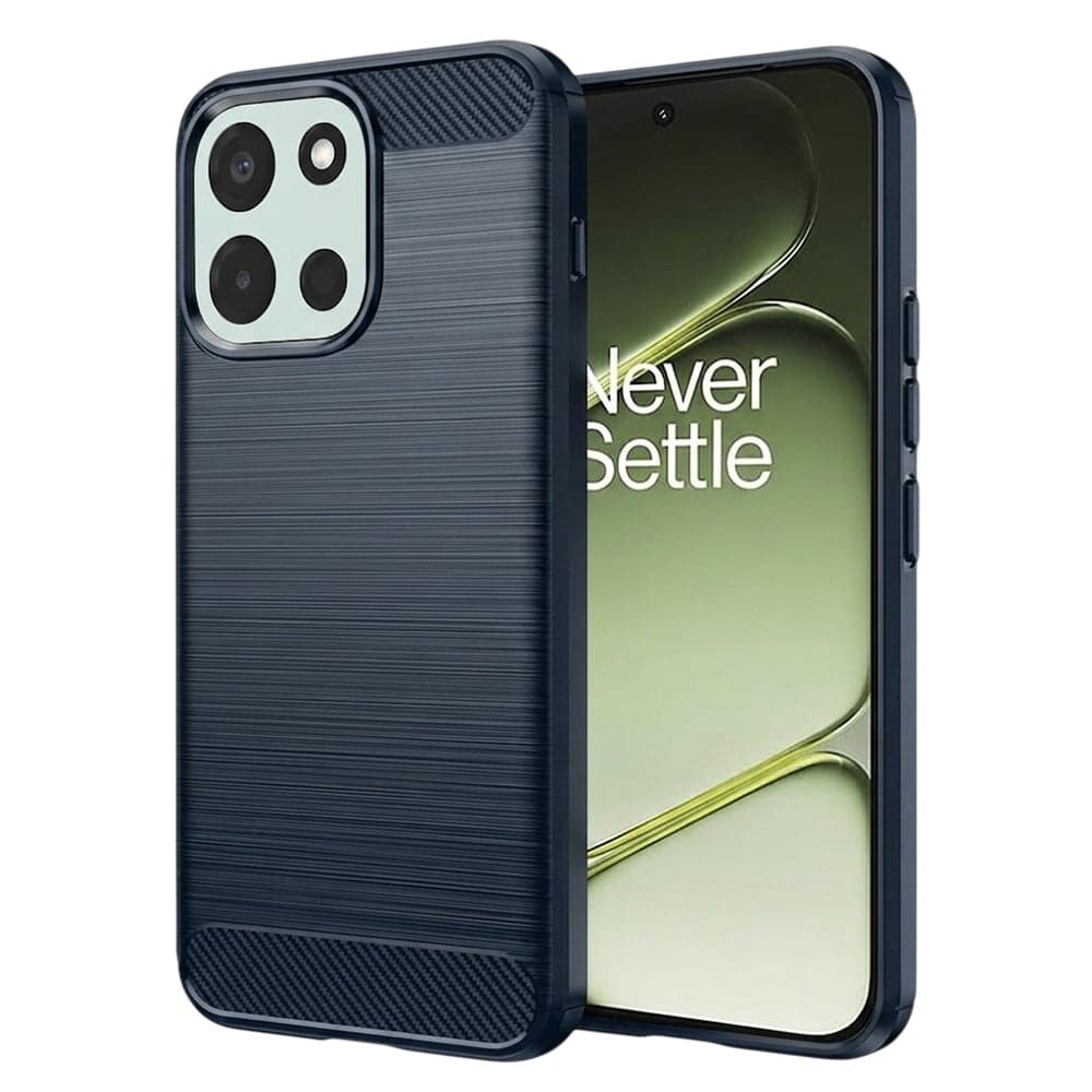 Techsuit Carbon Silicone - θήκη για Oneplus Nord 6 - Μπλε