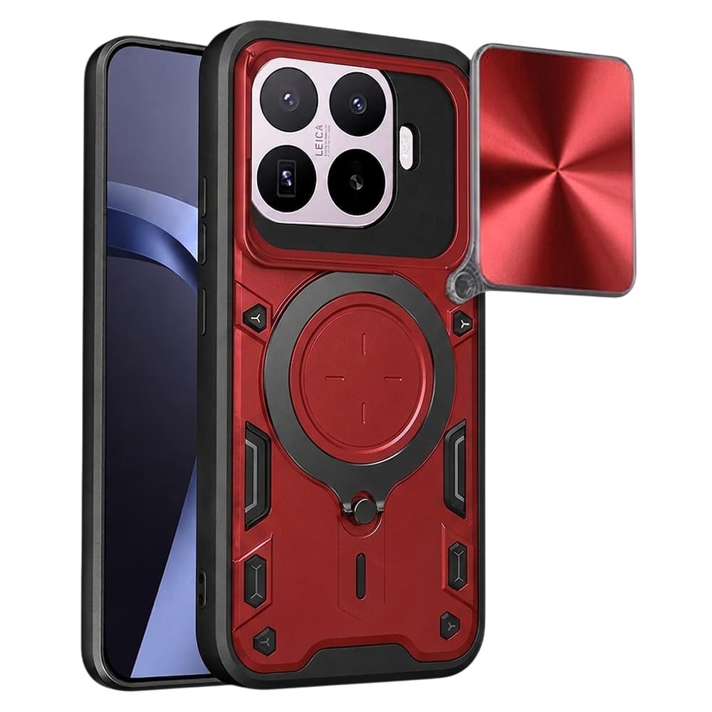 Techsuit CamGuard Pro - θήκη για Xiaomi 17 Pro - Κόκκινο
