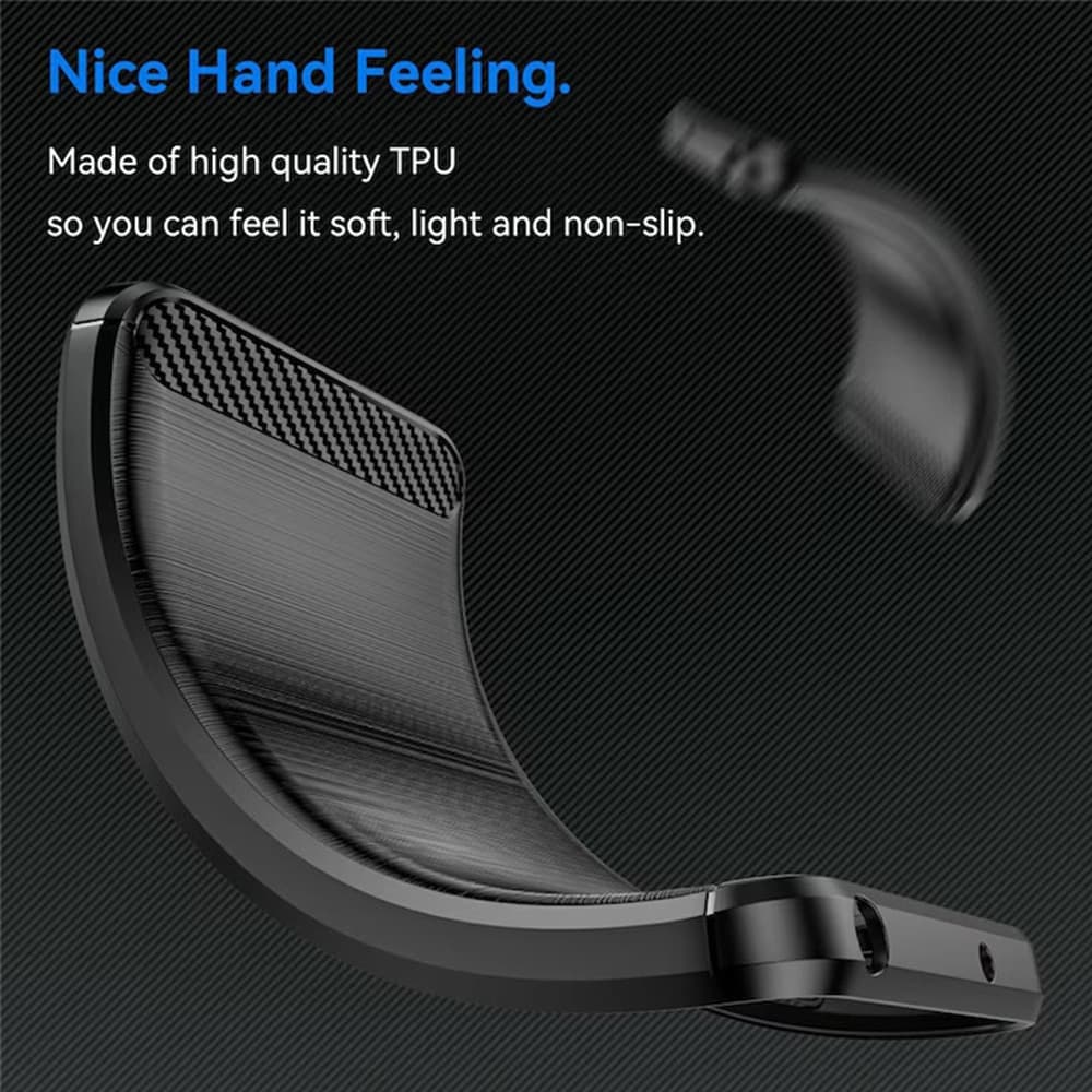 Techsuit Carbon Silicone - θήκη για Oppo Reno16 Pro - Μπλε 3