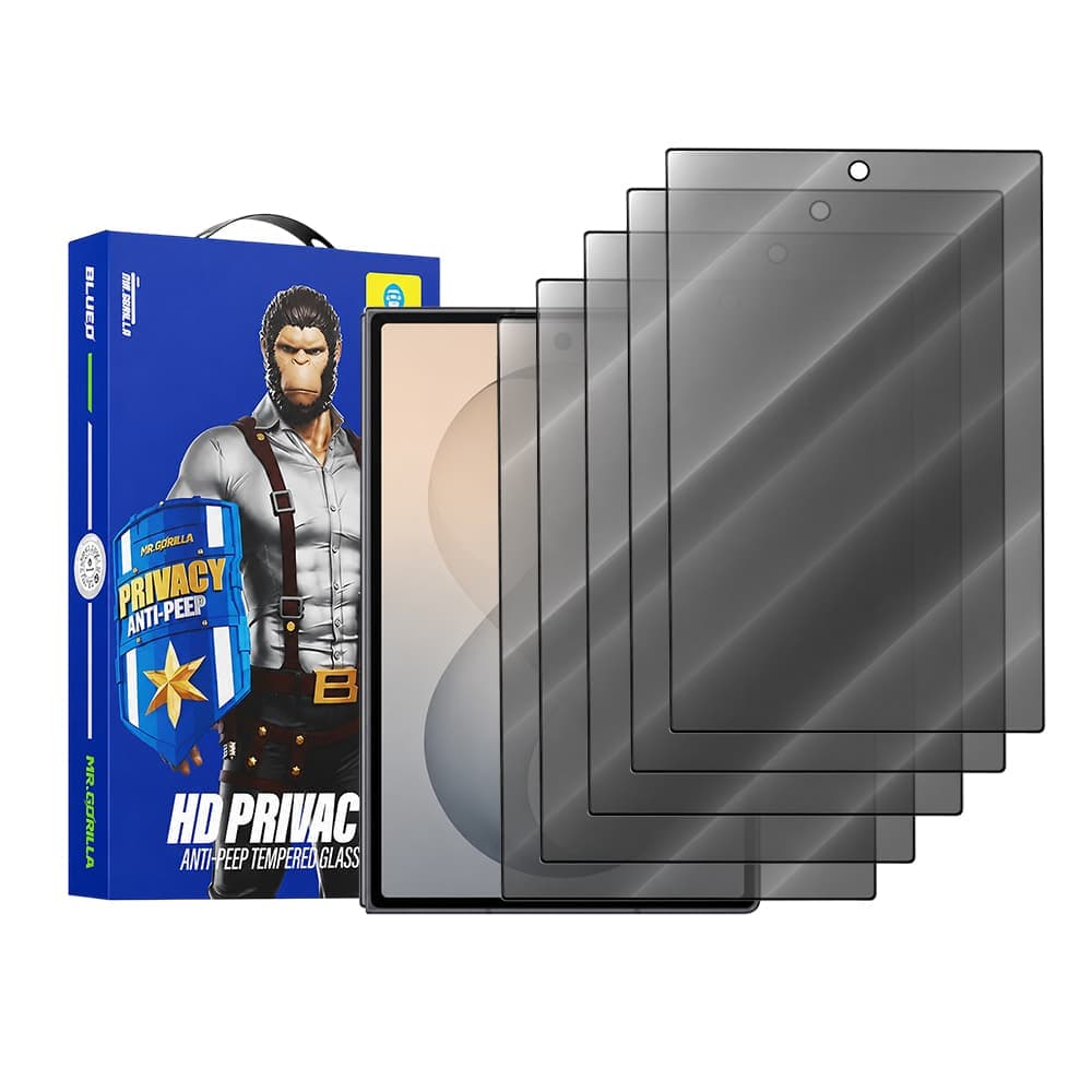 Blueo Αντικρυστικά Γυαλιά Απορρήτου για Samsung Galaxy Z Fold8, Μαύρο (Συσκευασία 5 Τεμαχίων)