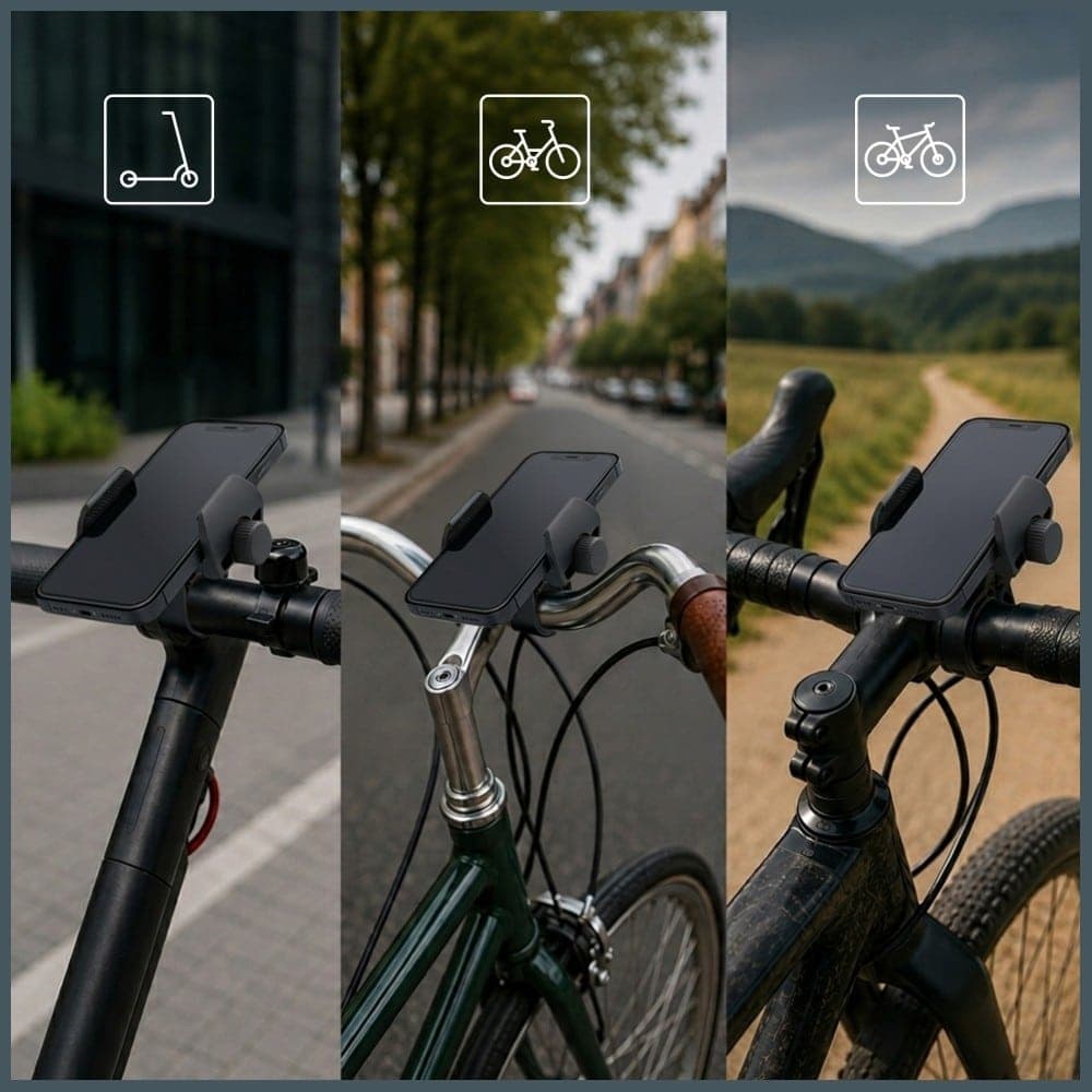 Βάση τηλεφώνου ποδηλάτου γενικής χρήσης 3MK BikeGrip 6