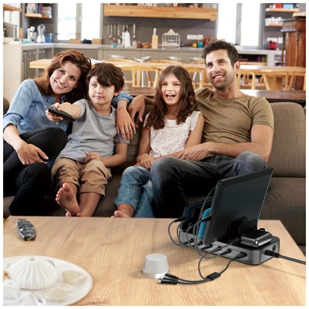 4smarts Team Σταθμός Φόρτισης 100W με Σετ Καλωδίων, Μαύρος 6
