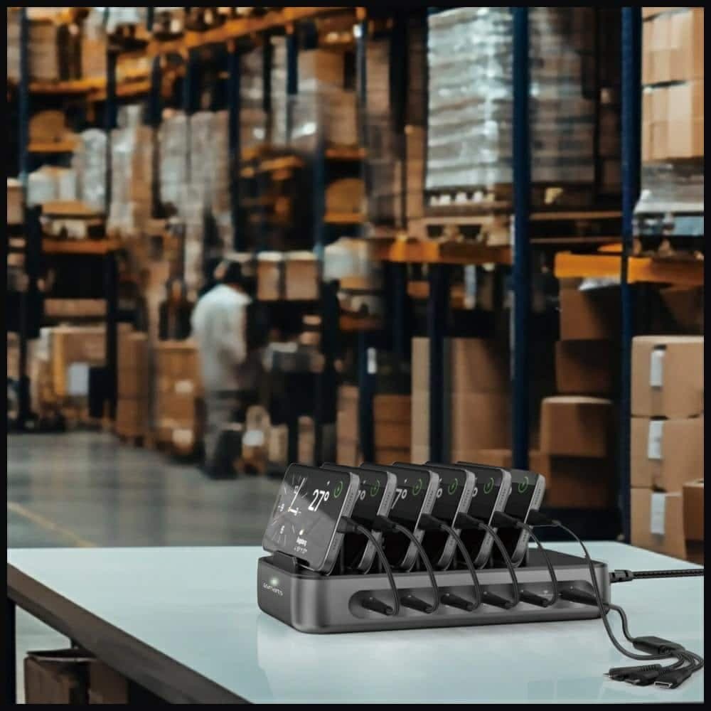 4smarts Team Σταθμός Φόρτισης 100W με Σετ Καλωδίων, Μαύρος 7