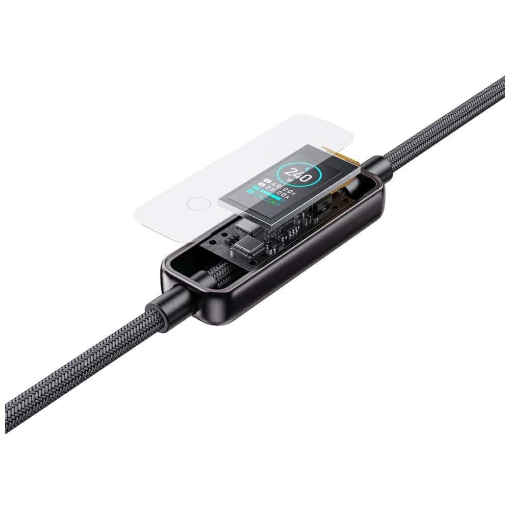 Καλώδιο 4smarts ScreenCord USB-C 240W 1,2 m, μαύρο 5