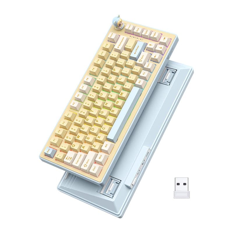 ONIKUMA MT707 Πληκτρολόγιο Gaming, RGB Φωτισμός, Κίτρινο 2