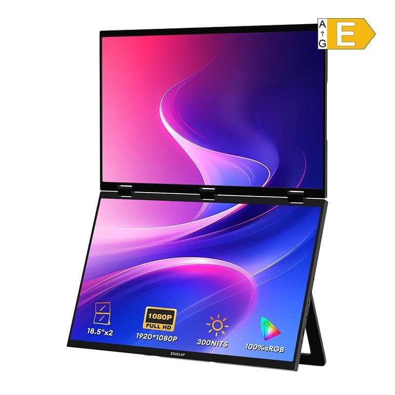 ZEUSLAP Z18W Φορητή οθόνη διπλής οθόνης 18 ιντσών