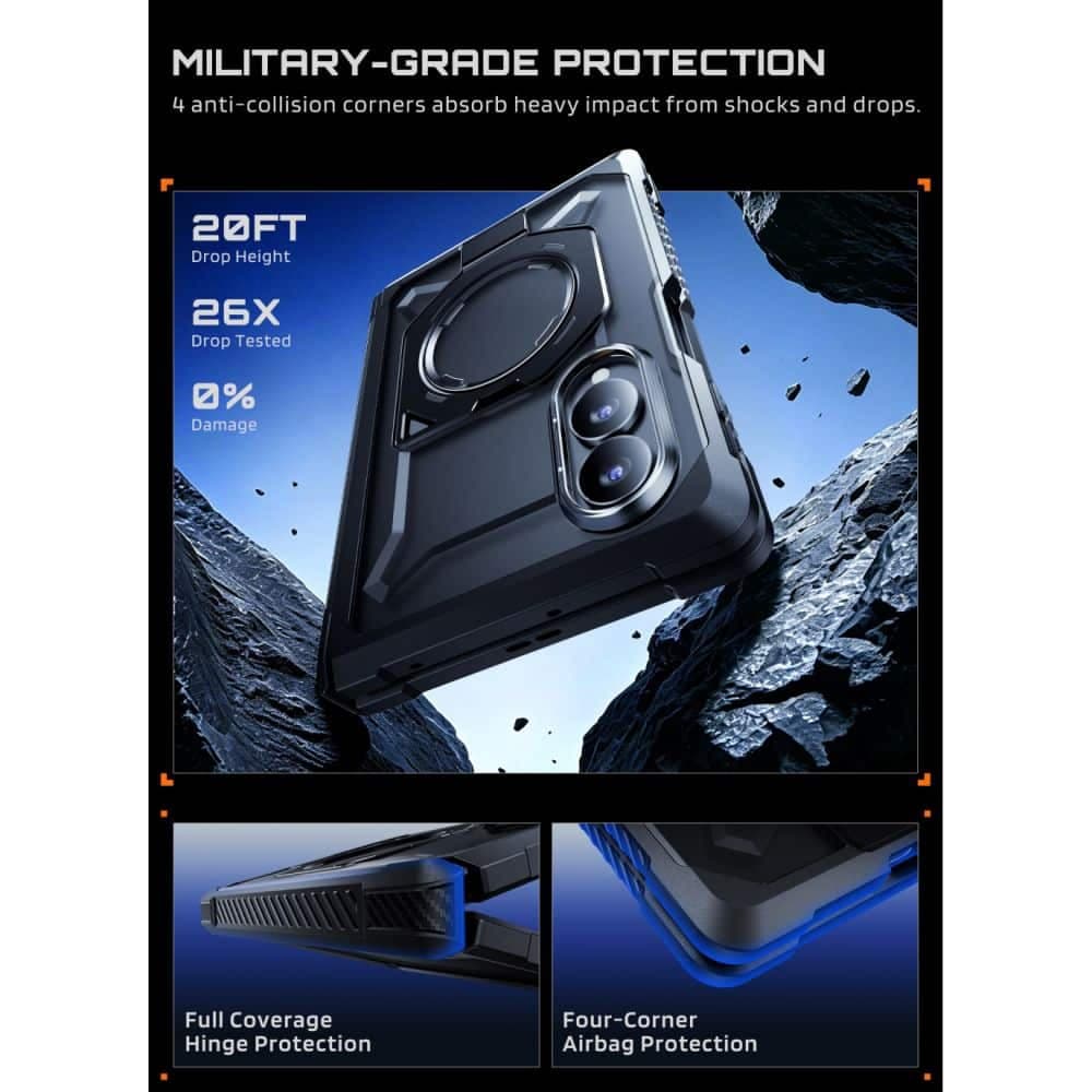 ΘΗΚΗ SUPCASE UB GRIP MAGSAFE GALAXY Z FOLD 8 ΜΑΥΡΗ 5
