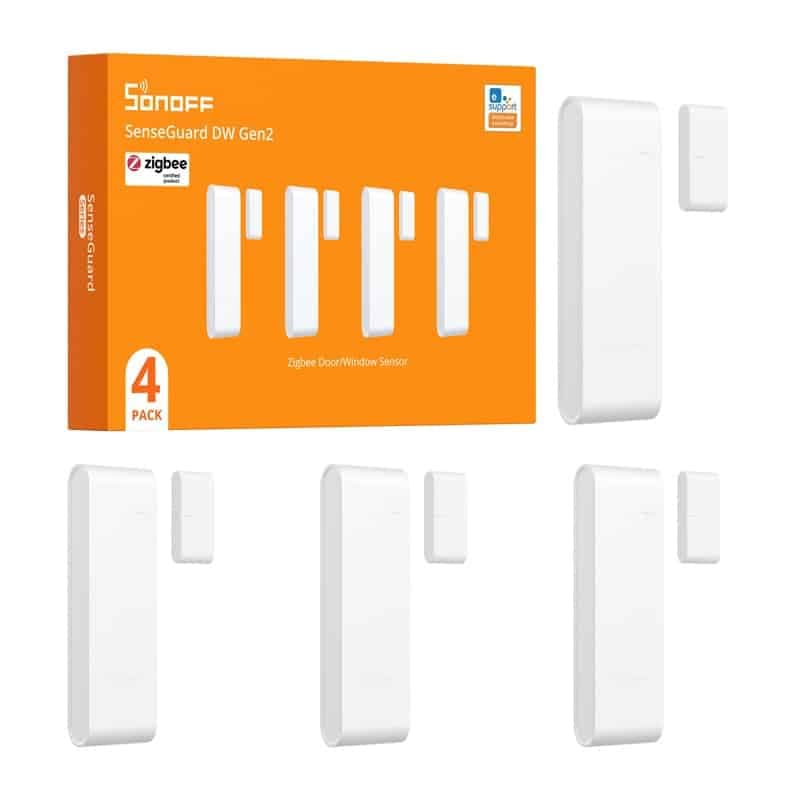 SONOFF SNZB-04PR2 Αισθητήρας Παραθύρων και Πορτών, Σετ 4 Τεμαχίων 2