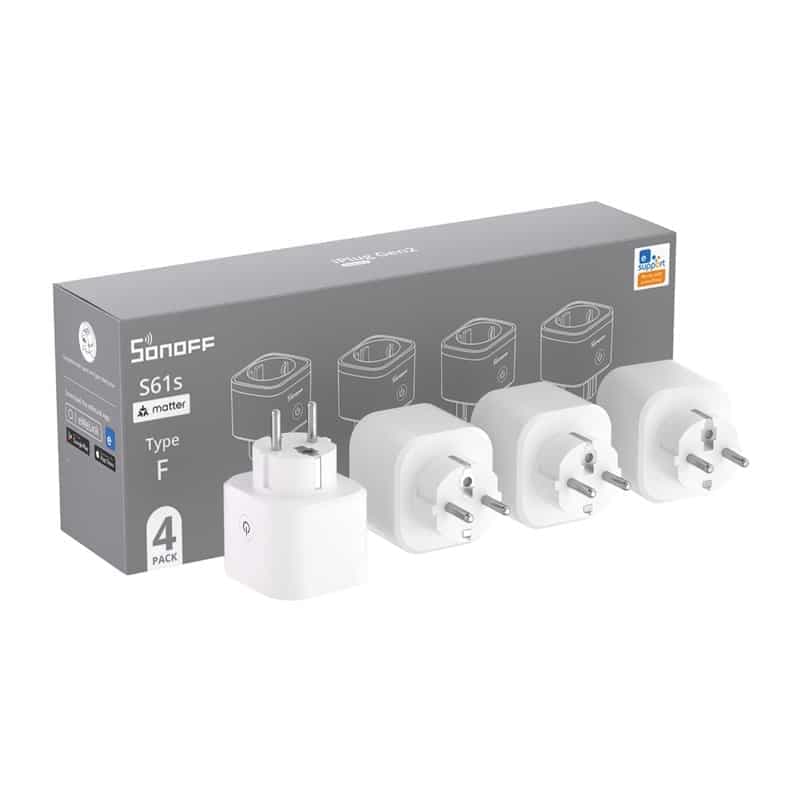SONOFF S61s Matter Εξωτερική πρίζα μέσω Wi-Fi, συσκευασία 4 τεμαχίων 7