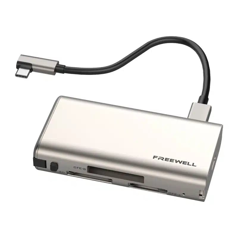 Freewell Pro Plus Αναγνώστης Καρτών, Υποστήριξη SD UHS-I/UHS-II, microSD, CFexpress Type A/B, XQD 2