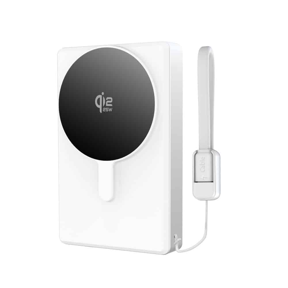 Tech-Protect PB40 LifeMag MagSafe Power Bank 10000mAh 25W Qi2.2 Λευκό/Ασημί 3