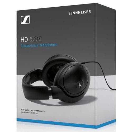 Sennheiser HD 620S Ακουστικά Over-Ear με Αποσπώμενα Καλώδια, Μαύρο EU