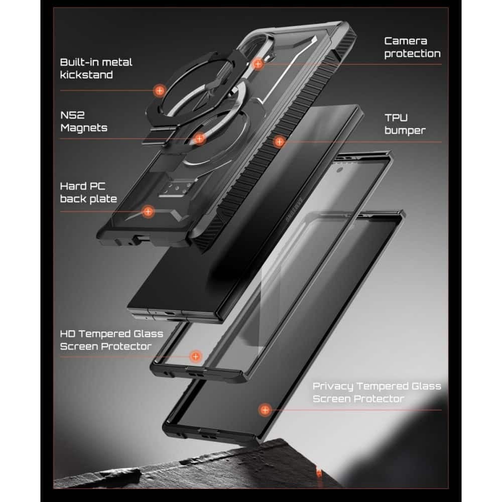 ΘΗΚΗ SUPCASE UB GRIP MAGSAFE GALAXY Z FOLD 8 2-ΣΕΤ ΜΑΥΡΗ 7