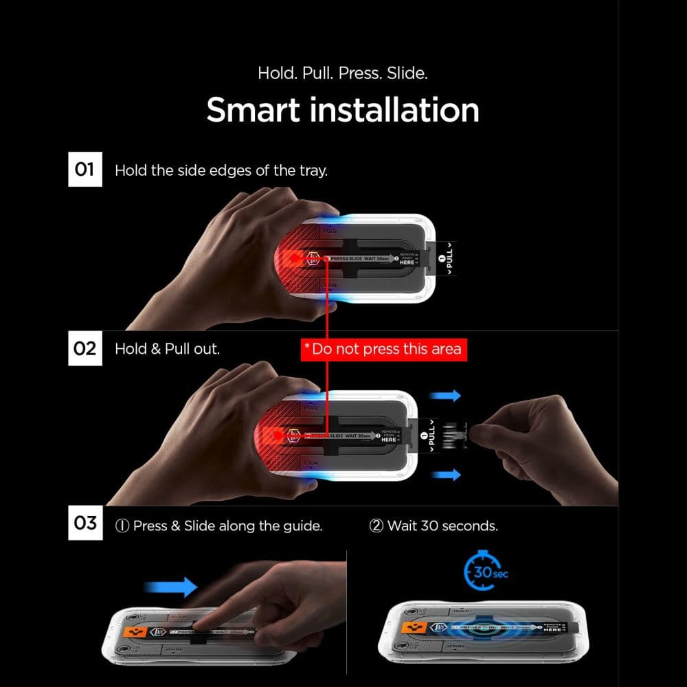 Spigen GLAS.TR EZ FIT PRO AC - θήκη για Nothing Phone (4a) - Διάφανο 10