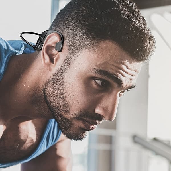 AWEI A889 Pro Αθλητικά Ακουστικά Bluetooth 5.2, Μαύρο 6