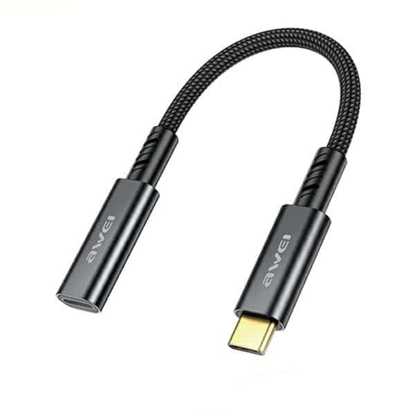 Προσαρμογέας AWEI CL-216T USB-C/USB-C μαύρος