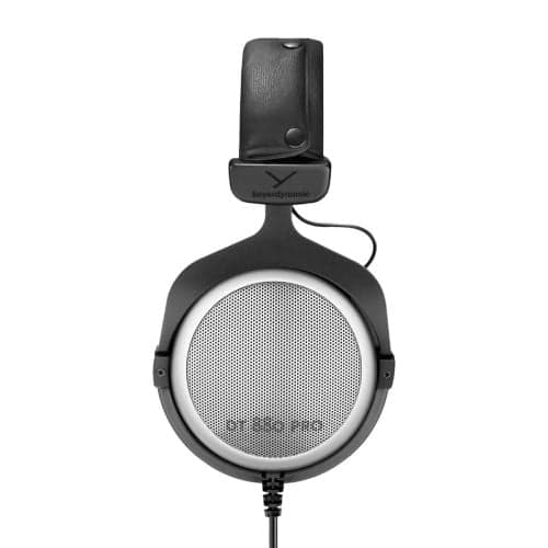 Beyerdynamic DT 880 PRO 250 Ohm Ενσύρματα Ακουστικά Over-Ear, Σπειροειδές Καλώδιο Σύνδεσης με Μίνι Βύσμα (3,5 mm) και Προσαρμογέα 1/4, Μαύρο EU 2