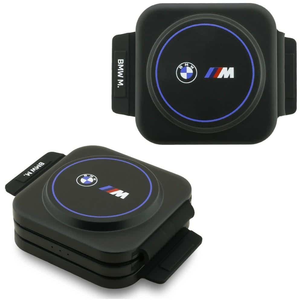 BMW M Q2 Ασύρματος Φορτιστής 3W1 με Λογότυπο Εκτύπωσης, Μπλε