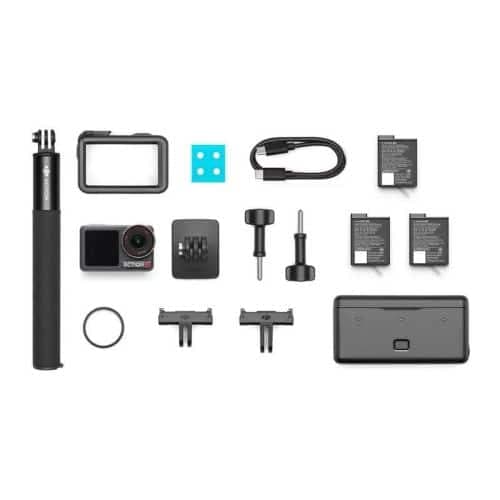 DJI Osmo Action 5 Pro Adventure Combo Κάμερα Δράσης 12 MPx 4K 120fps, Μαύρο EU (CP.OS.00000350.03)