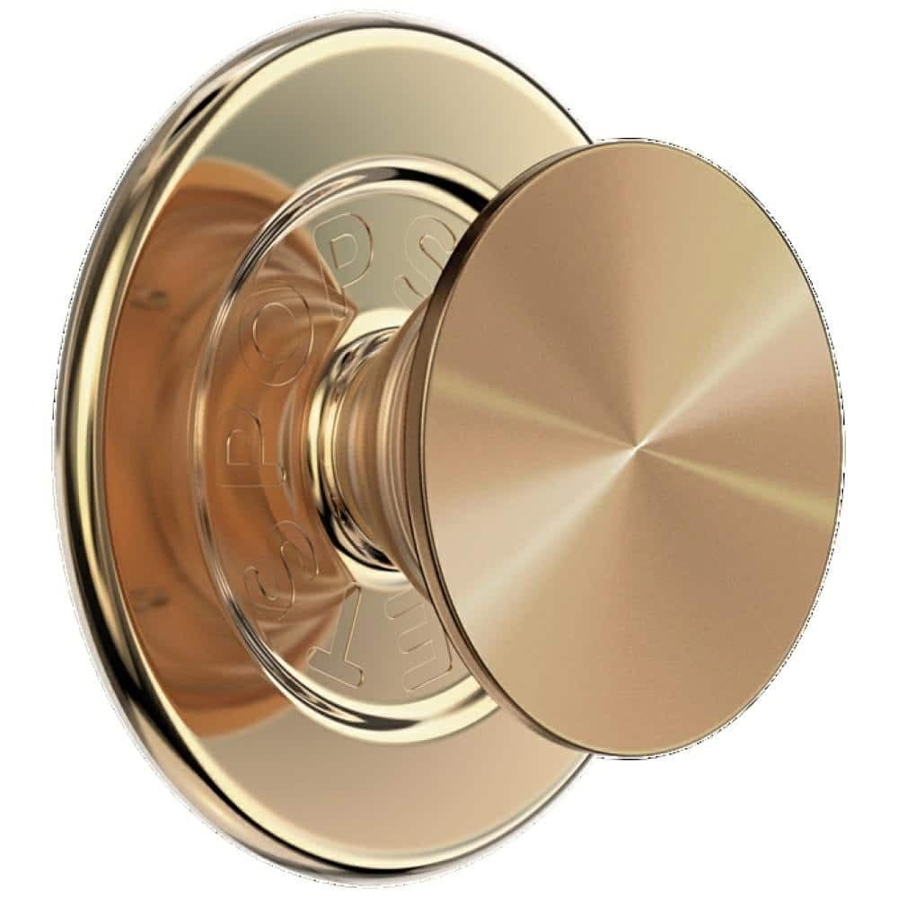 PopSockets Round Radial Βάση και Λαβή για Τηλέφωνο, Χρυσό Αλουμίνιο, MagSafe, 807259