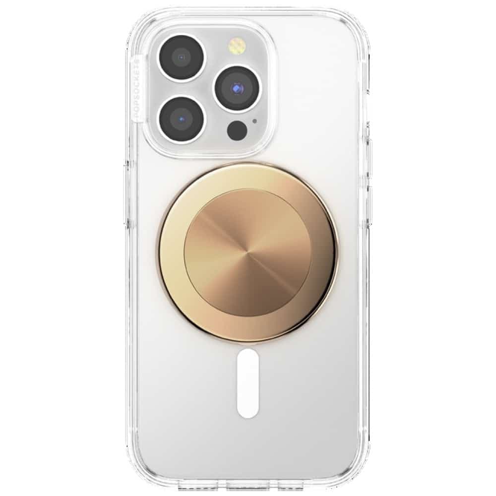 PopSockets Round Radial Βάση και Λαβή για Τηλέφωνο, Χρυσό Αλουμίνιο, MagSafe, 807259 5