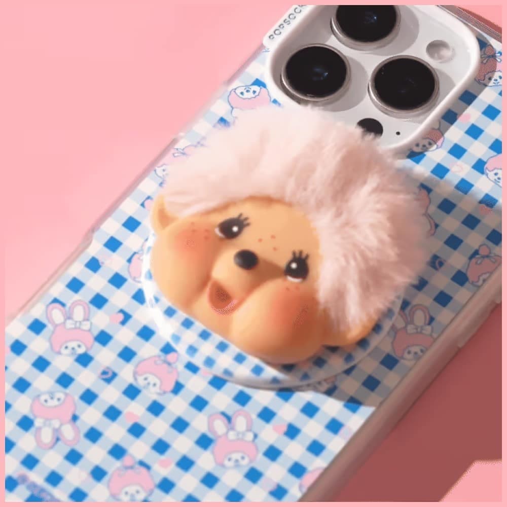PopSockets PopGrip MagSafe Monchhichi Λαβή και Βάση Τηλεφώνου 2