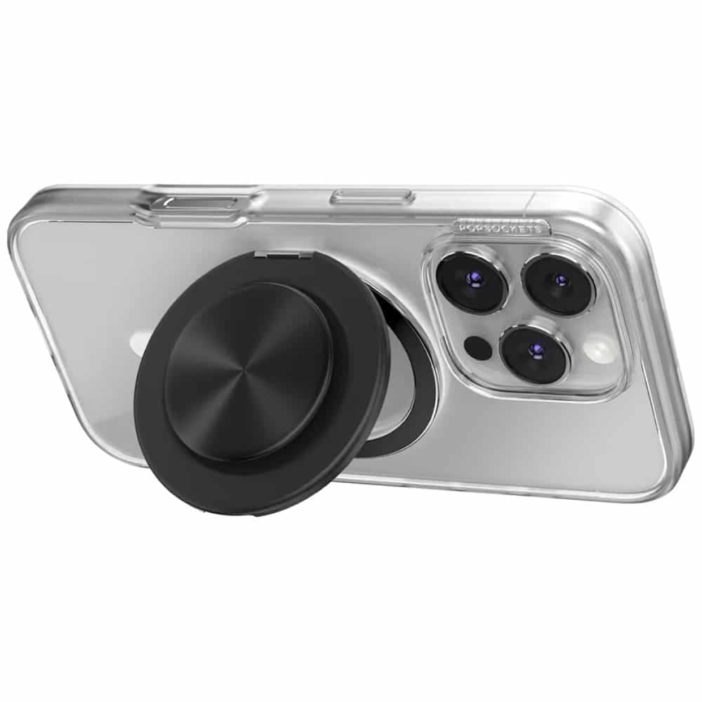 PopSockets Aluminum Radial Grip και Βάση Τηλεφώνου MagSafe, Μαύρη 11