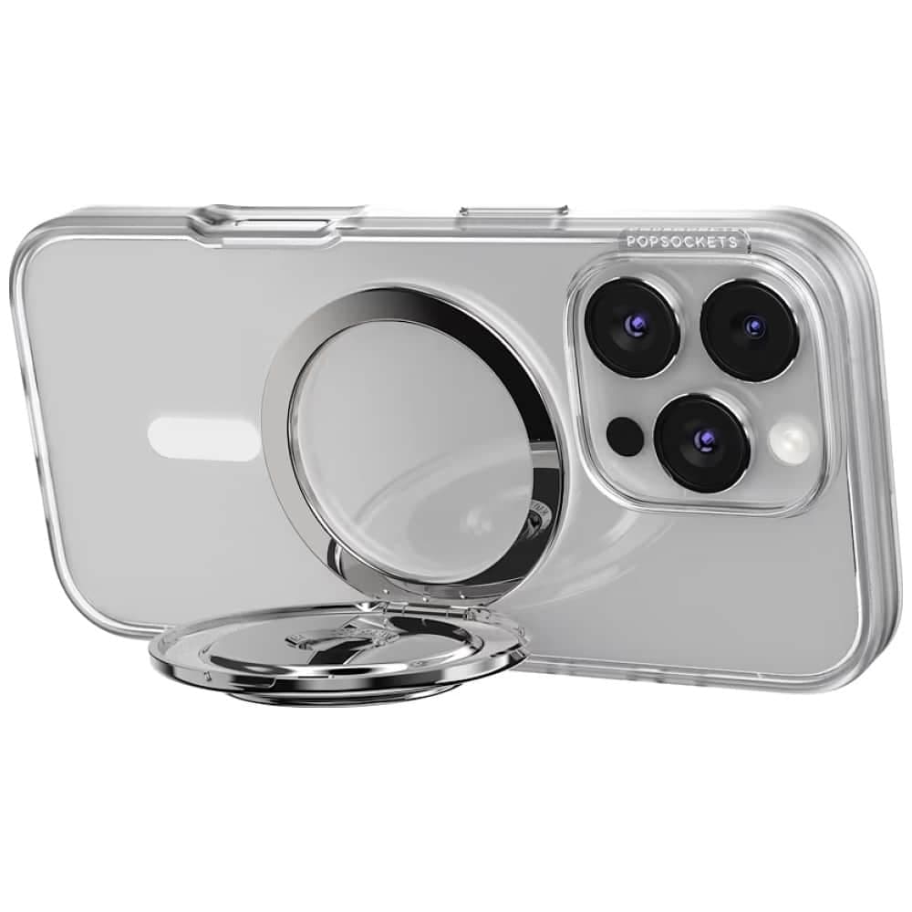 PopSockets MagSafe Aluminum Radial Grip και Βάση Τηλεφώνου, Ασημί 11