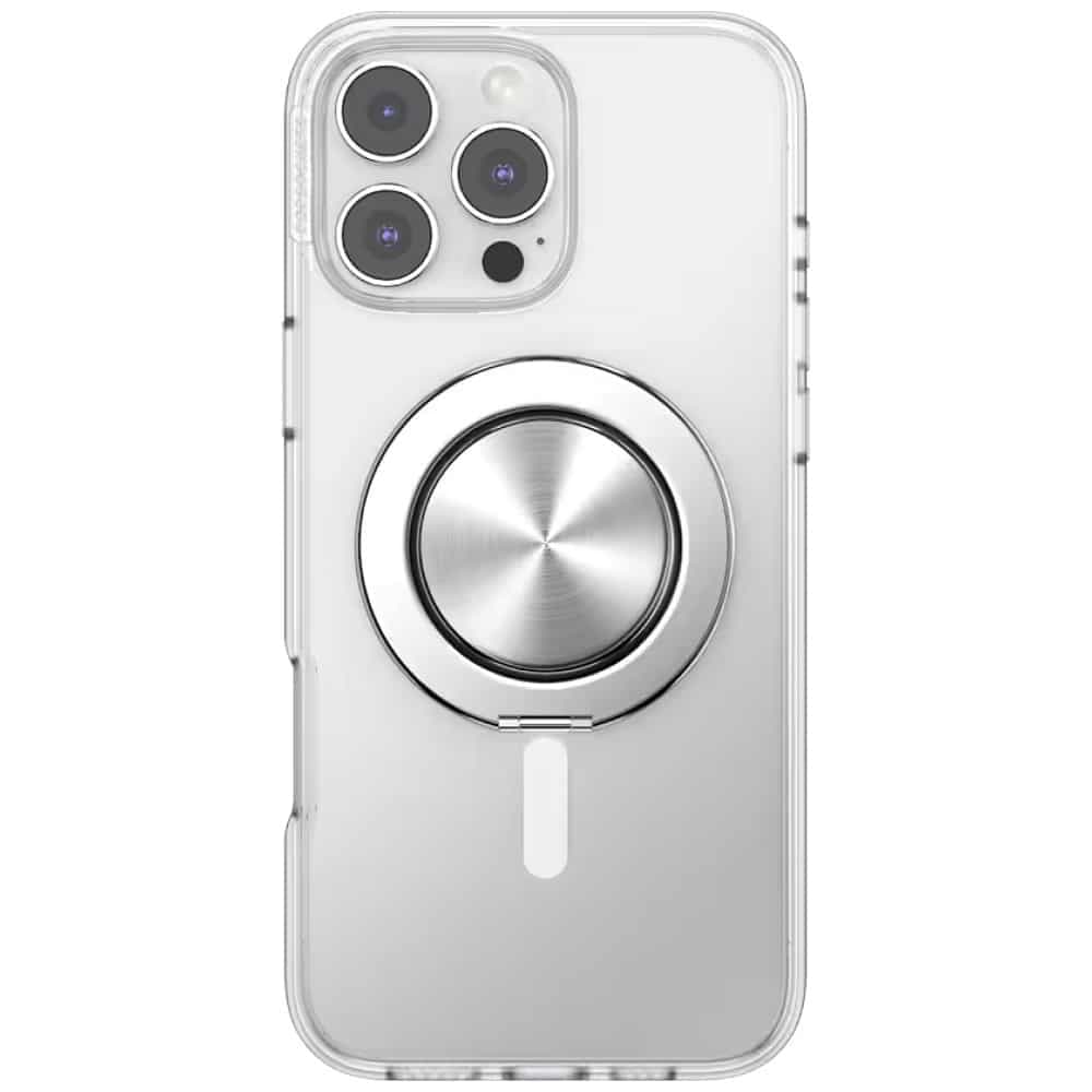 PopSockets MagSafe Aluminum Radial Grip και Βάση Τηλεφώνου, Ασημί 4