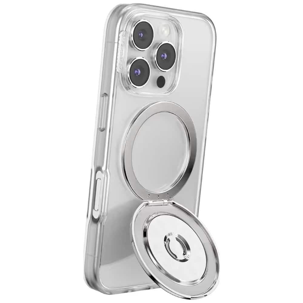 PopSockets MagSafe Aluminum Radial Grip και Βάση Τηλεφώνου, Ασημί 9