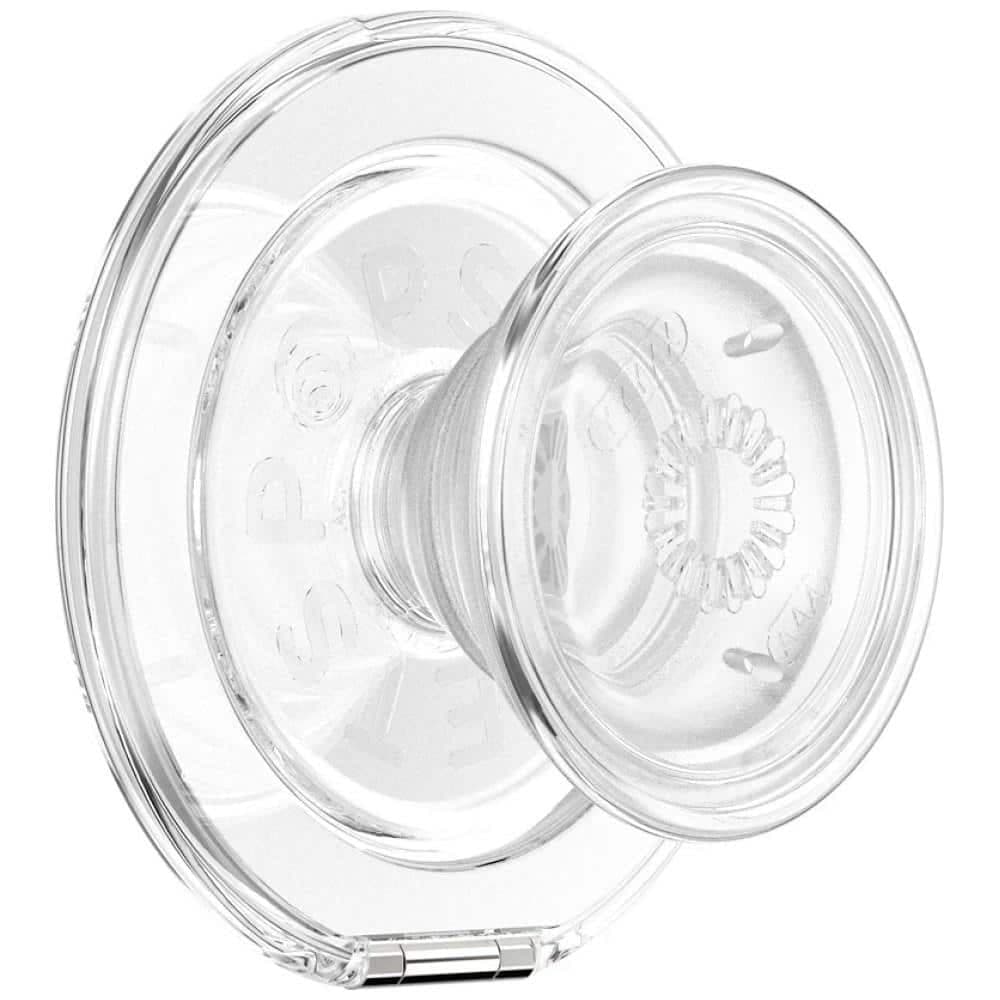 PopSockets MagSafe Kick-Out Grip Τηλεφώνου και Βάσης, Διαφανής