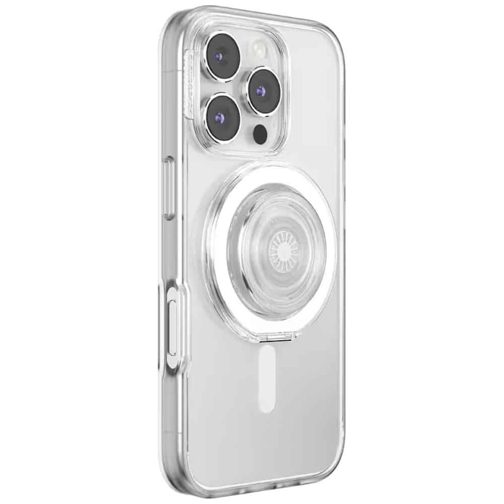 PopSockets MagSafe Kick-Out Grip Τηλεφώνου και Βάσης, Διαφανής 6