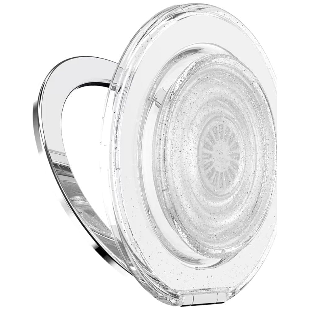 PopSockets Kick-Out Grip Glitter MagSafe, Διαφανής Λαβή και Βάση Τηλεφώνου 6