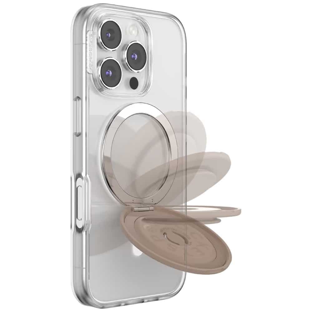 PopSockets Kick-Out Grip Latte MagSafe, Λαβή και Βάση Τηλεφώνου, Μπεζ 11