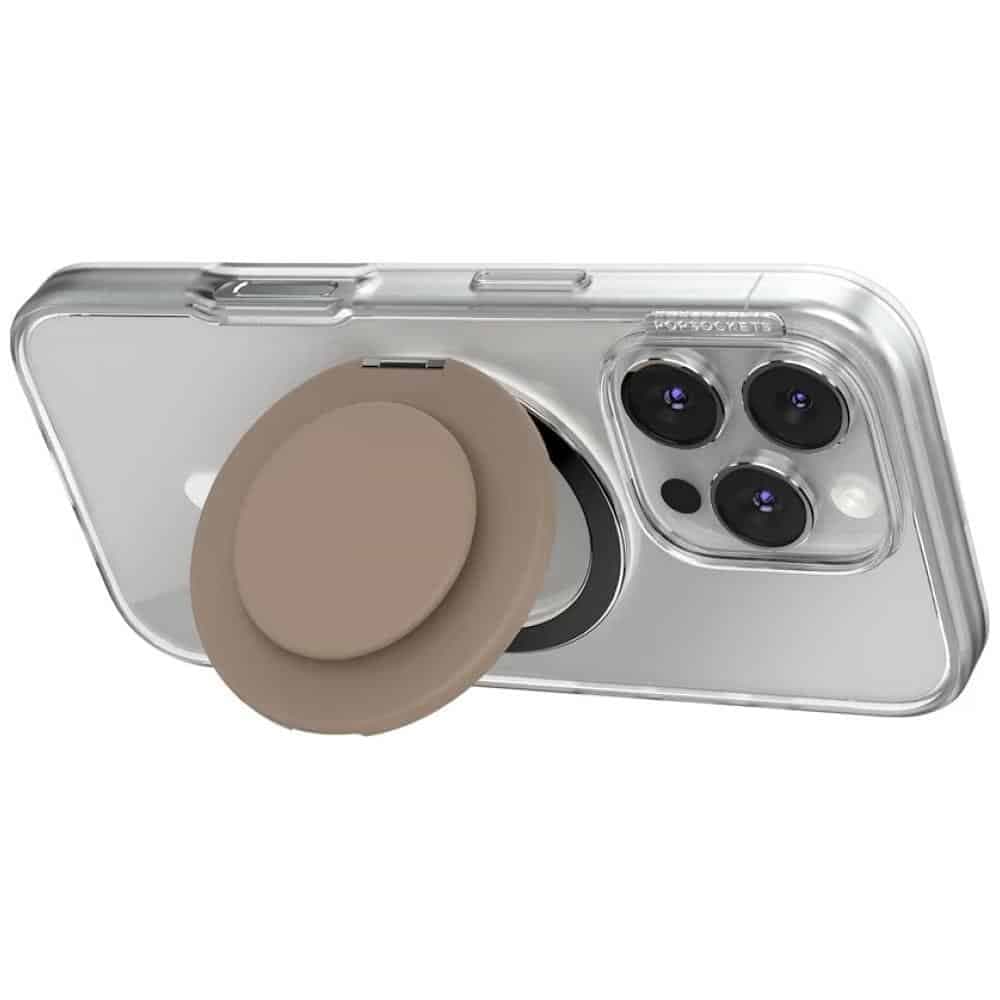 PopSockets Kick-Out Grip Latte MagSafe, Λαβή και Βάση Τηλεφώνου, Μπεζ 13