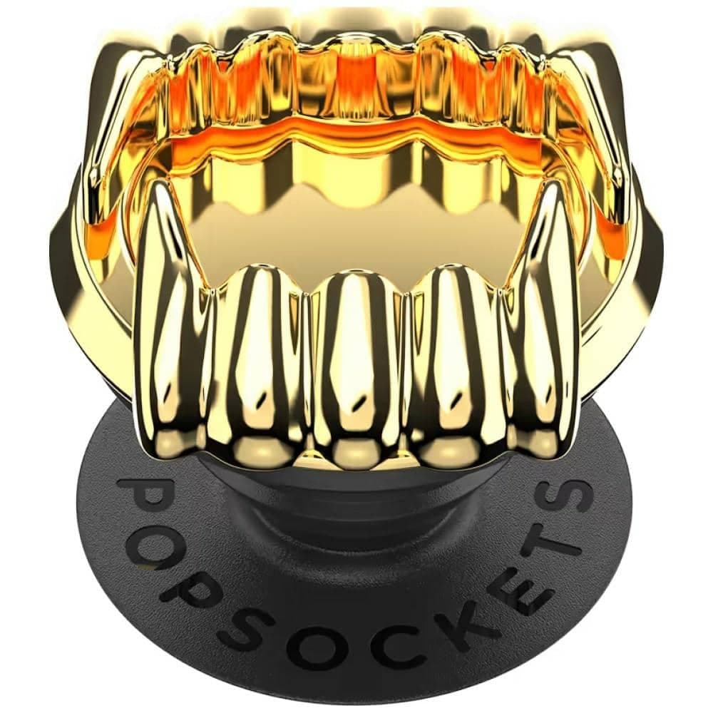 PopSockets Say Cheese Λαβή και Βάση Τηλεφώνου MagSafe, Χρυσή