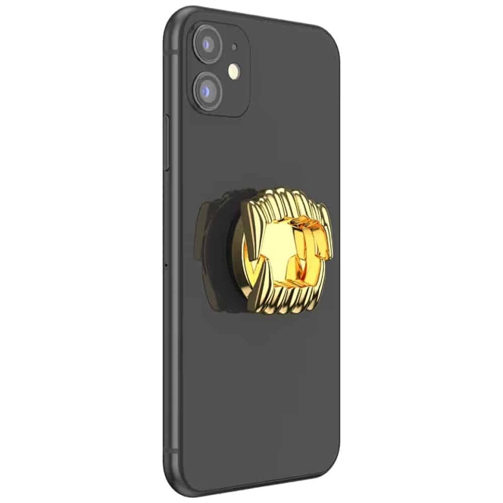 PopSockets Say Cheese Λαβή και Βάση Τηλεφώνου MagSafe, Χρυσή 4