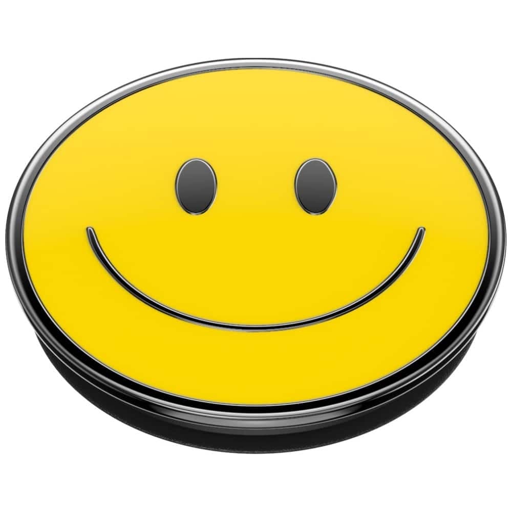 PopSockets PopTop Combo Εμαγιέ Be Happy, Λαβή και Βάση Τηλεφώνου, Κίτρινο 2