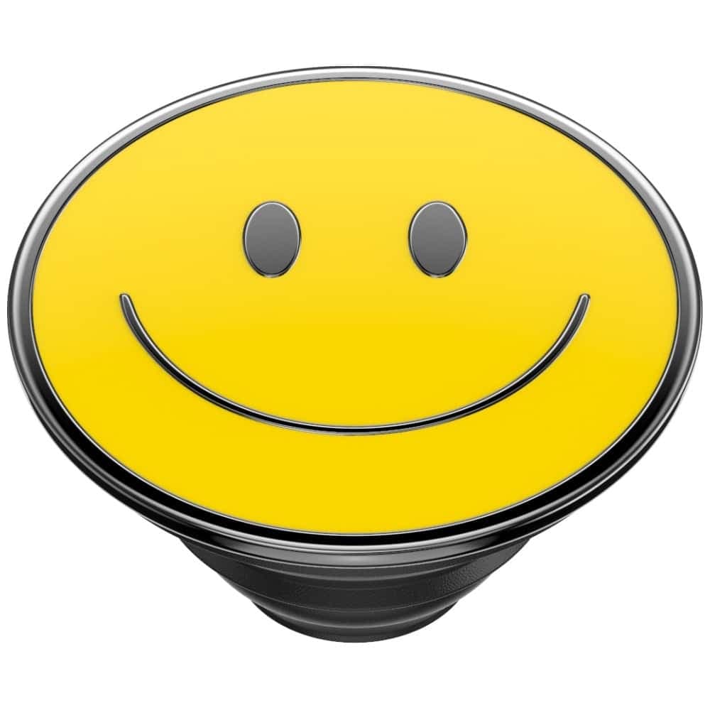 PopSockets PopTop Combo Εμαγιέ Be Happy, Λαβή και Βάση Τηλεφώνου, Κίτρινο 4