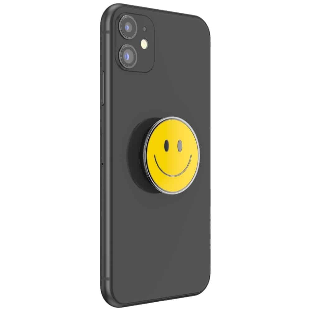PopSockets PopTop Combo Εμαγιέ Be Happy, Λαβή και Βάση Τηλεφώνου, Κίτρινο 5
