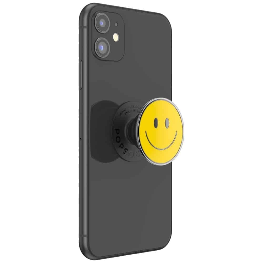 PopSockets PopTop Combo Εμαγιέ Be Happy, Λαβή και Βάση Τηλεφώνου, Κίτρινο 6