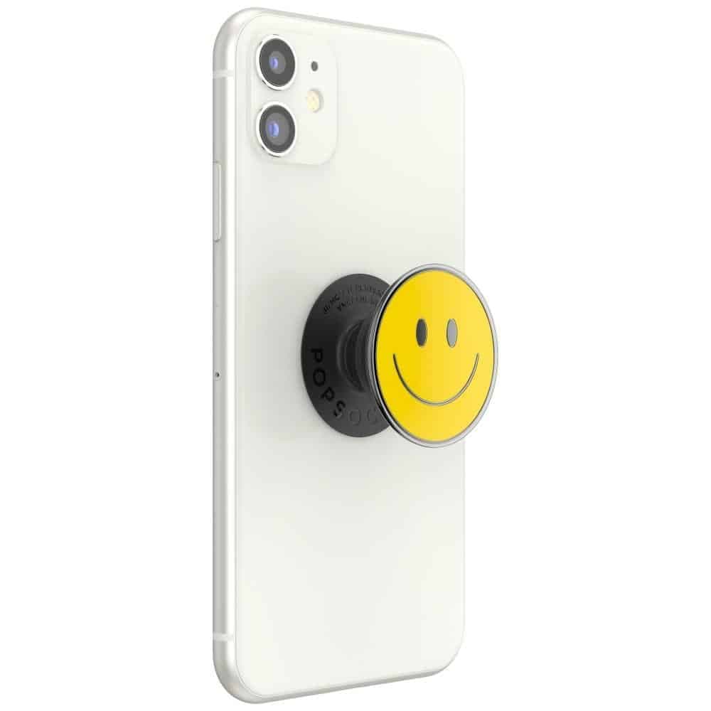 PopSockets PopTop Combo Εμαγιέ Be Happy, Λαβή και Βάση Τηλεφώνου, Κίτρινο 8