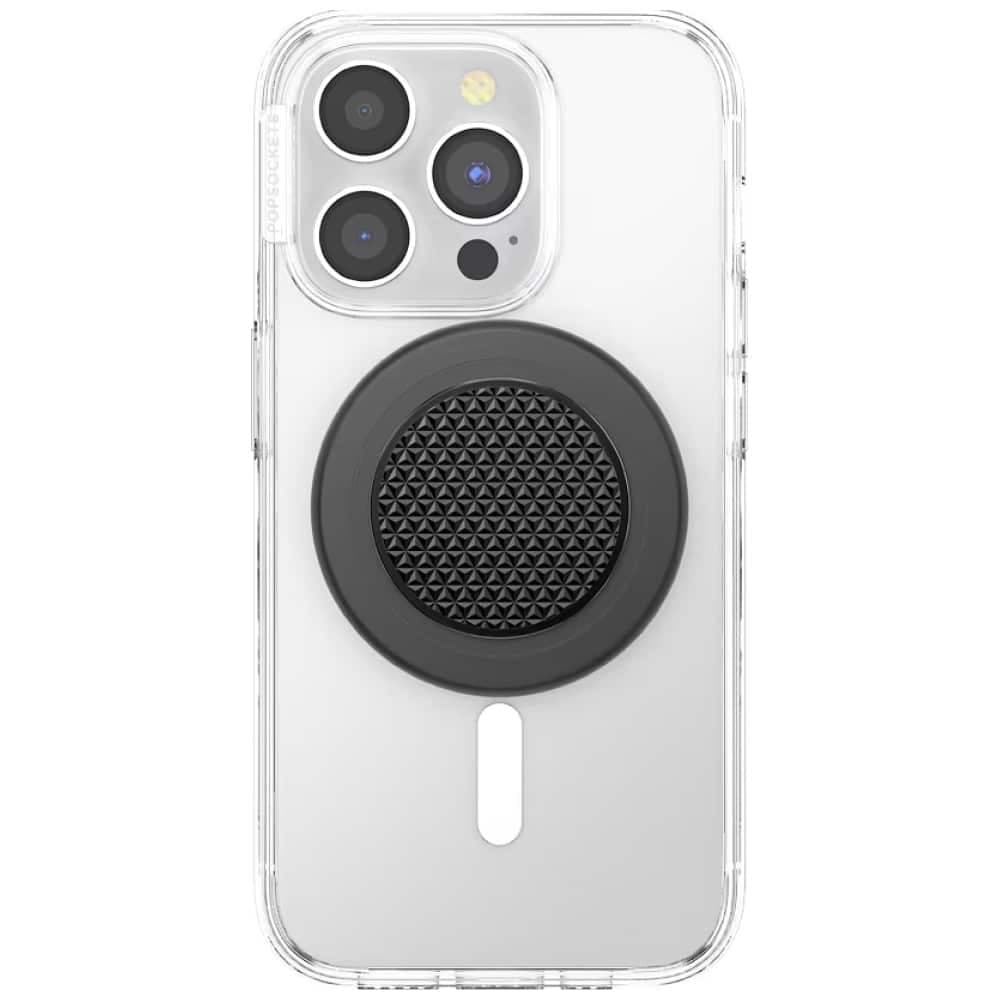 PopSockets Στρογγυρή Αλουμινένια Τριγωνική Λαβή MagSafe, Μαύρη 3