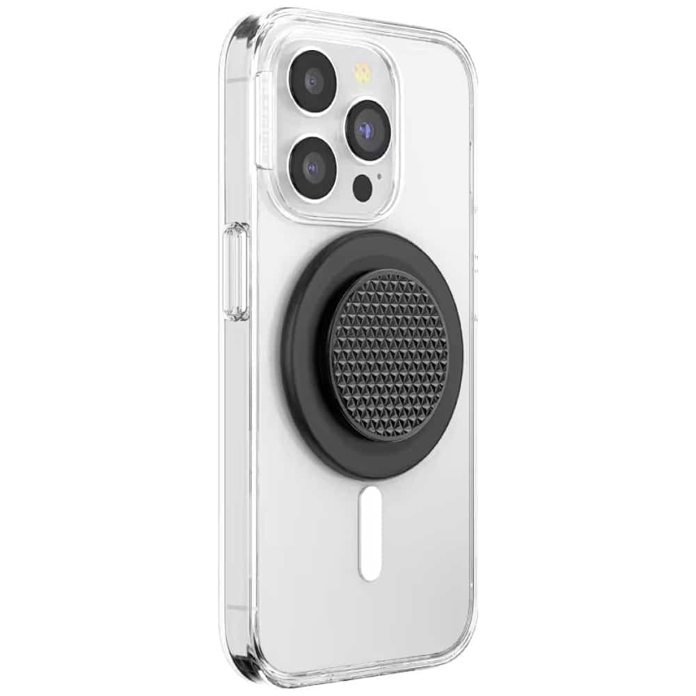 PopSockets Στρογγυρή Αλουμινένια Τριγωνική Λαβή MagSafe, Μαύρη 5