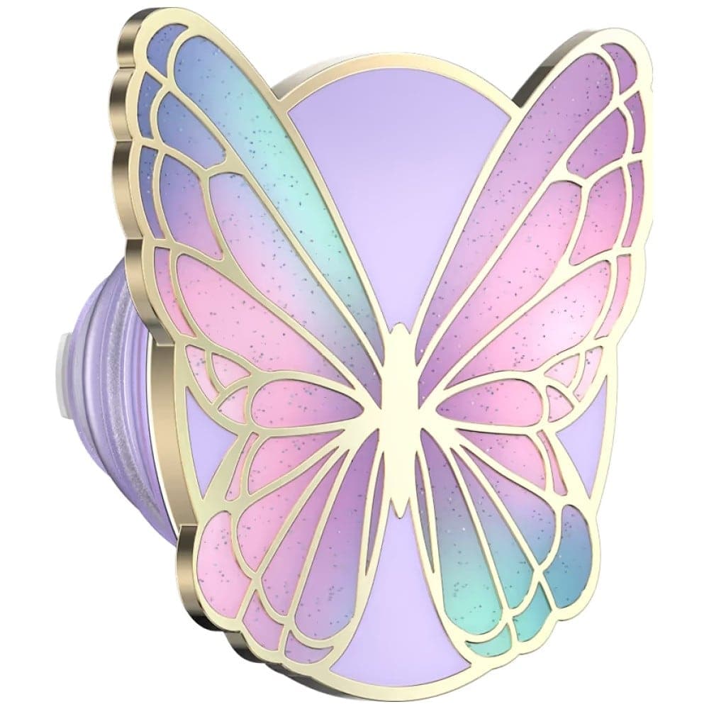 PopSockets Enamel Butterfly Prism MagSafe Λαβή και Βάση Τηλεφώνου, Λεβάντα 4