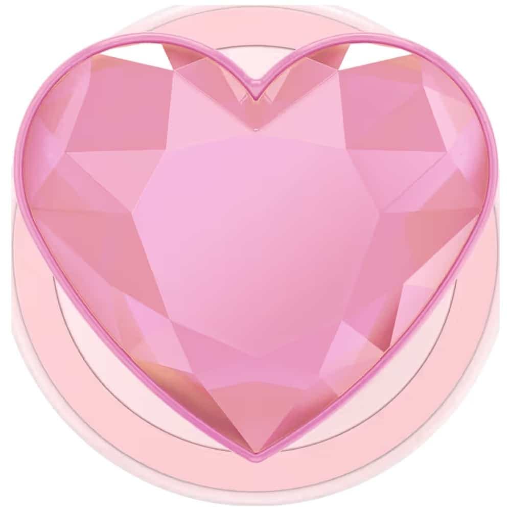 PopSockets Crystal Heart Grip MagSafe, Ροζ 2