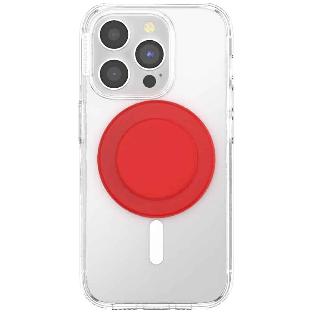 PopSockets PopOut Basic Rosso Grip MagSafe, Κόκκινη 3