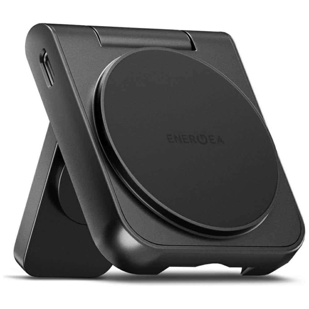 Ασύρματος φορτιστής Energea Magduo 2in1 Qi2 πτυσσόμενος γκρι